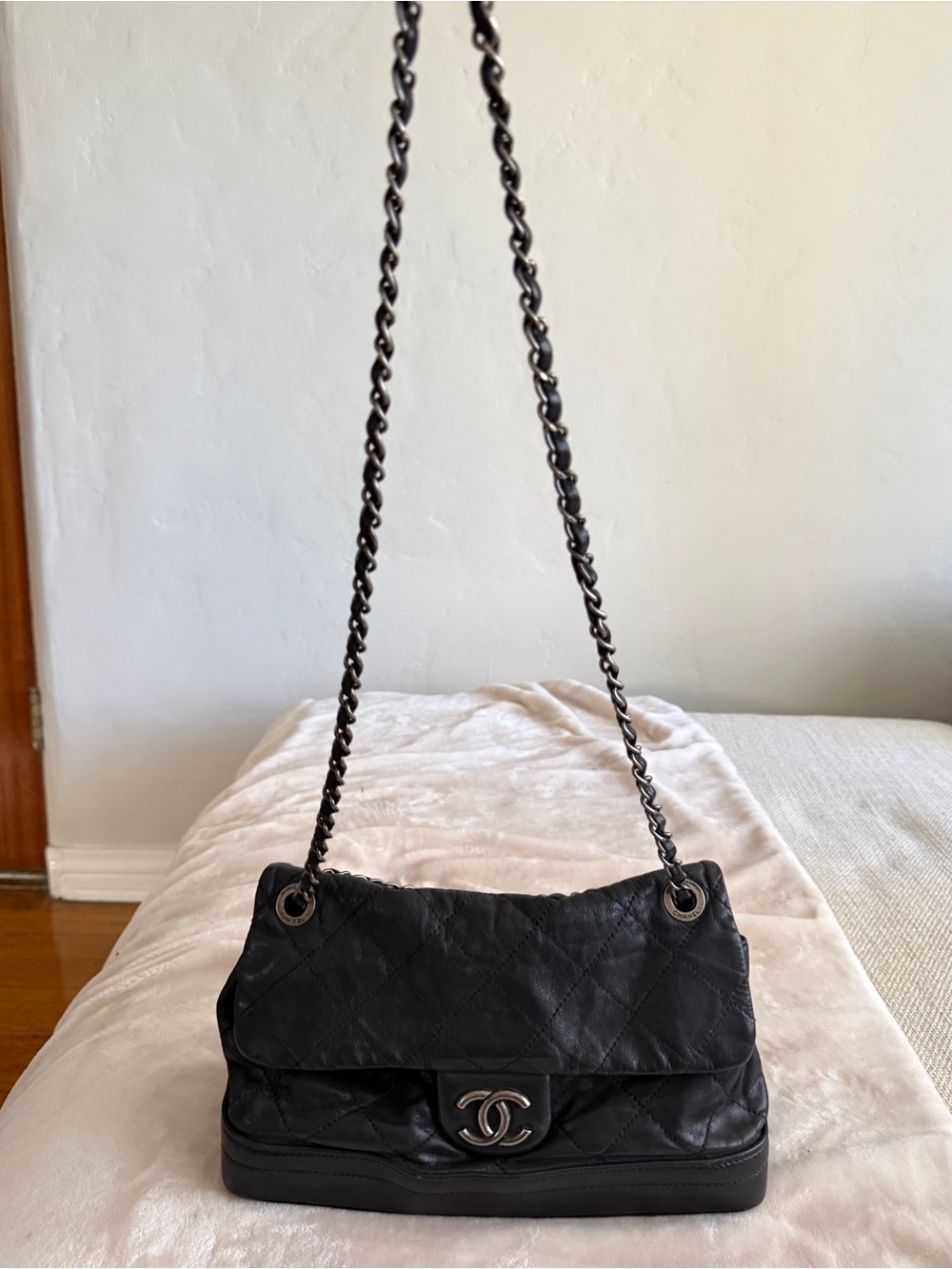 Black Quilted Chanel Flap Bag